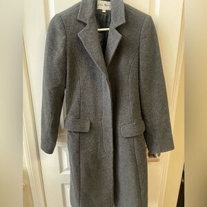 Grey trench coat
